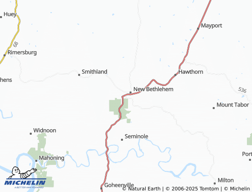 MICHELIN-Landkarte South Bethlehem - ViaMichelin