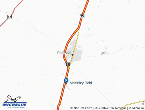 Mapa MICHELIN Pearsall - ViaMichelin