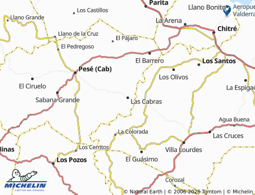 MICHELIN-Landkarte Las Cabras - ViaMichelin