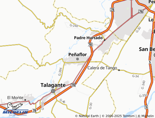 MICHELIN Peñaflor map - ViaMichelin