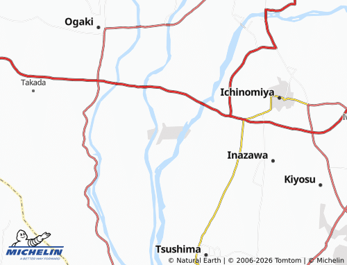 Mappa MICHELIN Okoshi - ViaMichelin