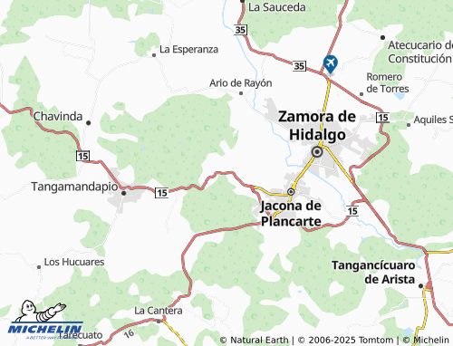 MICHELIN Rancho Nuevo map - ViaMichelin