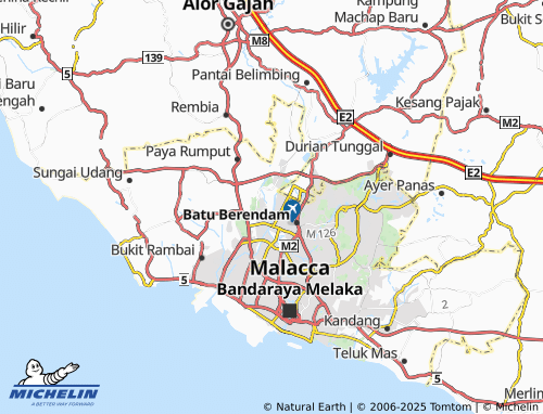 MICHELIN-Landkarte Taman Krubong Utama - ViaMichelin