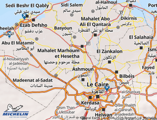 MICHELIN-Landkarte El Shohada - ViaMichelin