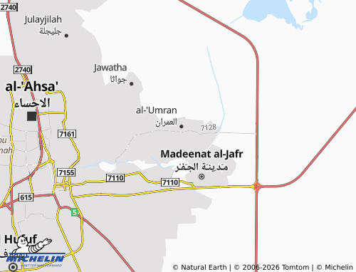MICHELIN-Landkarte Abu Thawr - ViaMichelin
