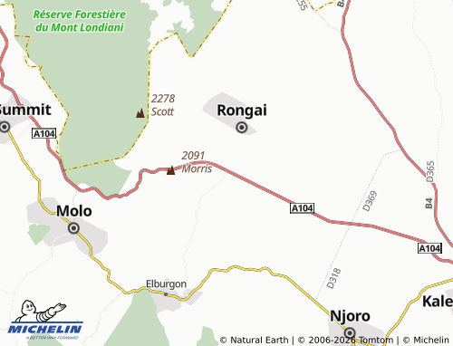 MICHELIN Salgaa map - ViaMichelin