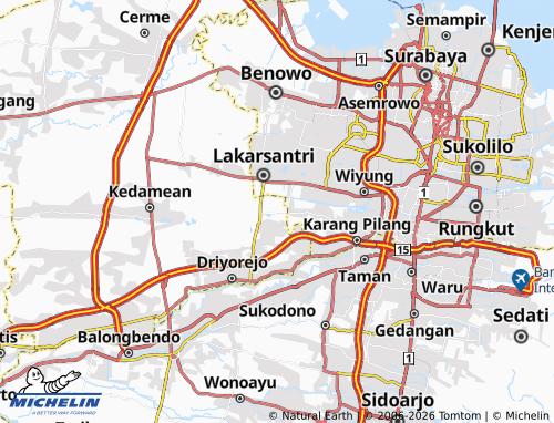MICHELIN-Landkarte Gadung - ViaMichelin