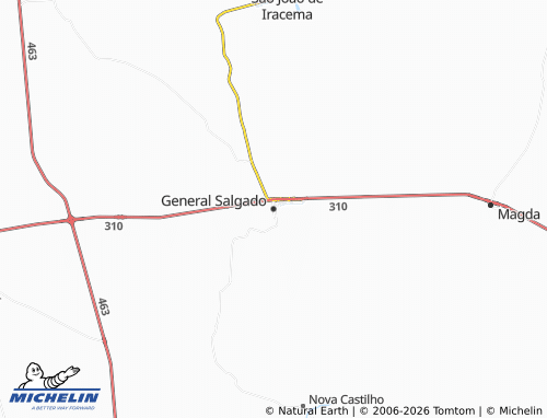 Mapa MICHELIN General Salgado - ViaMichelin