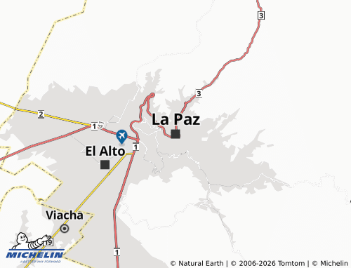 Kaart MICHELIN La Paz - ViaMichelin