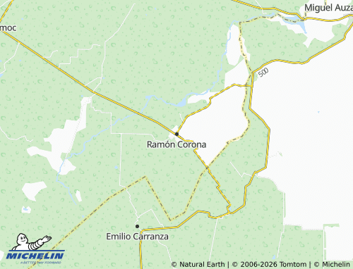 Mapa MICHELIN Ramón Corona - ViaMichelin