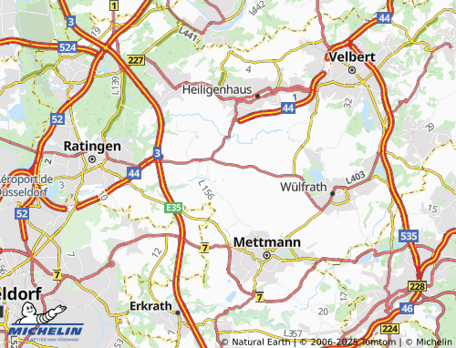 MICHELIN Gladbach map - ViaMichelin
