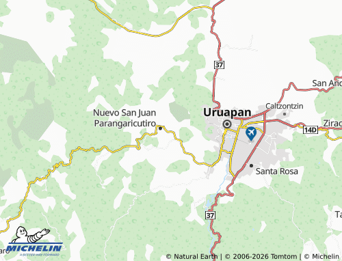 Mappa MICHELIN Félix Ireta - ViaMichelin