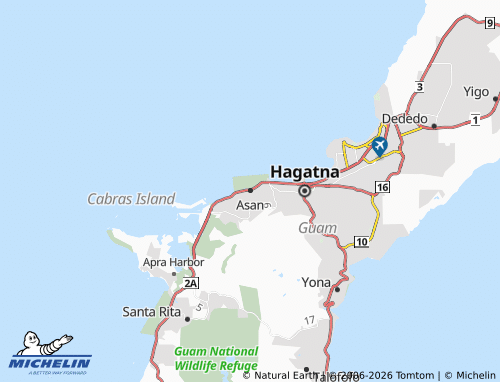Carte MICHELIN Asan - ViaMichelin