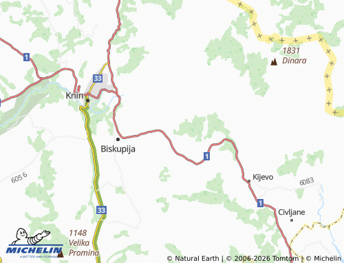Mappa MICHELIN Radulovići - ViaMichelin