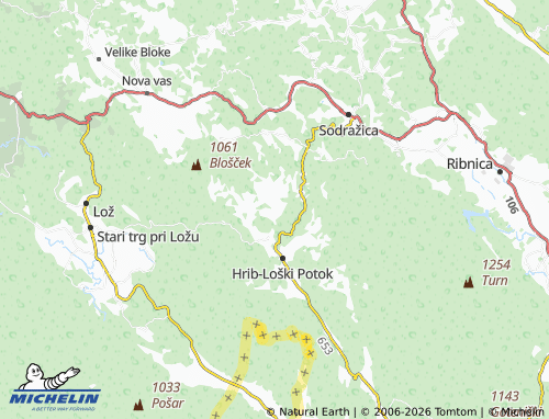 MICHELIN-Landkarte Mali Log - ViaMichelin