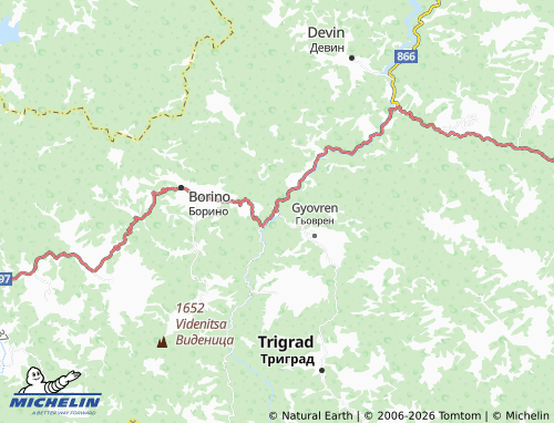 MICHELIN Teshel map - ViaMichelin