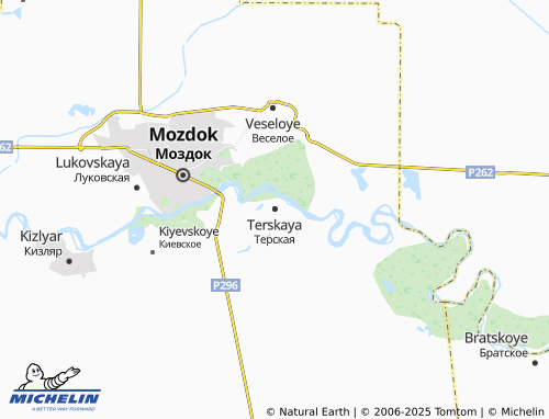 MICHELIN Terskaya map - ViaMichelin