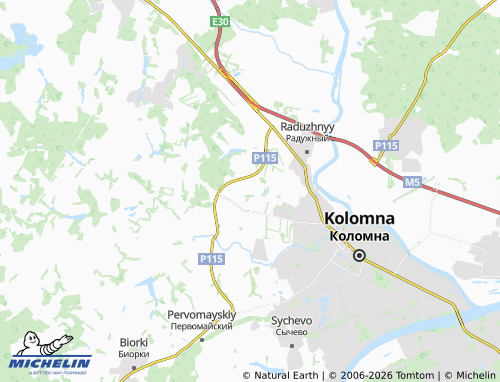 Carte MICHELIN Semibratskoye CHT - ViaMichelin