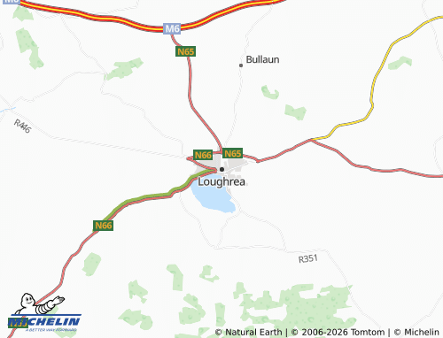 Mappa MICHELIN Loughrea - ViaMichelin