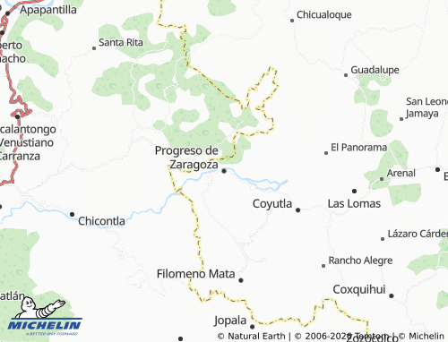 MICHELIN Progreso de Zaragoza map - ViaMichelin