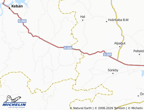 MICHELIN Güneytepe map - ViaMichelin