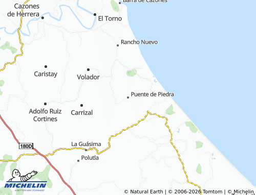 Mapa MICHELIN Puente de Piedra - ViaMichelin