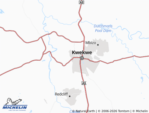 MICHELIN Amaveni map - ViaMichelin
