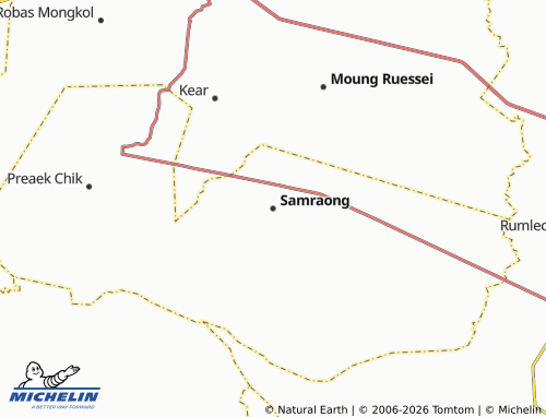 Mappa MICHELIN Samraong - ViaMichelin