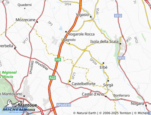 MICHELIN Roncolevà map - ViaMichelin