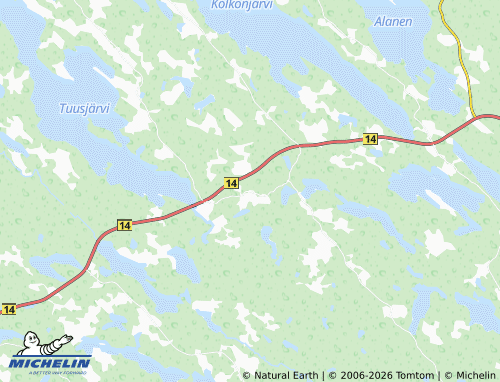 MICHELIN-Landkarte Härkälä - ViaMichelin