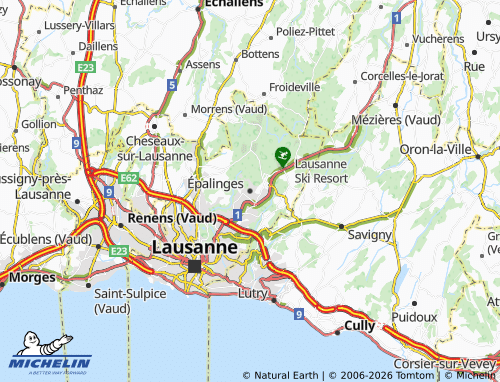 Carte MICHELIN Épalinges - ViaMichelin