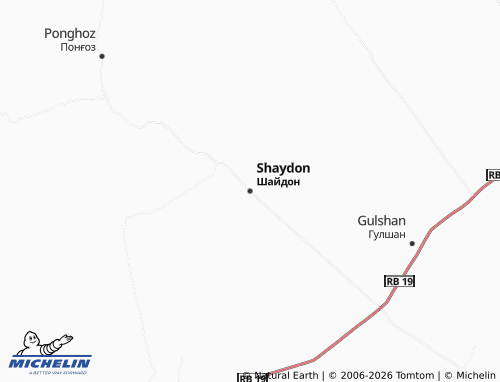 Mapa MICHELIN Shaydon - ViaMichelin