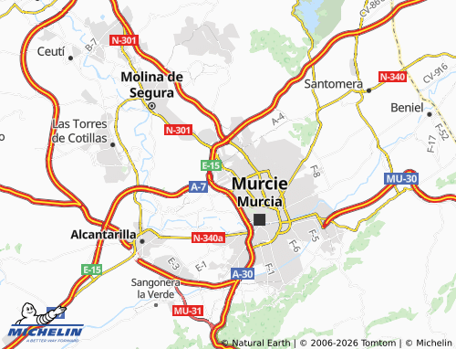 MICHELIN-Landkarte Espinardo - ViaMichelin