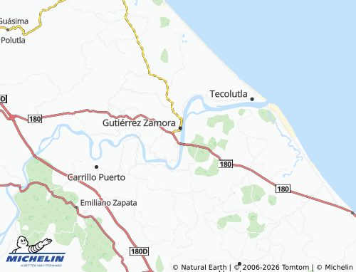 Mapa MICHELIN Hidalgo - ViaMichelin