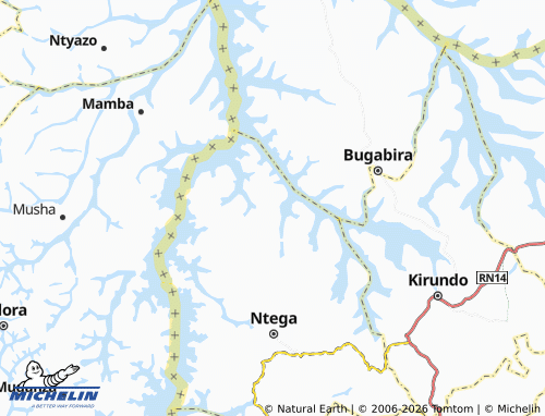 MICHELIN-Landkarte Nyange - ViaMichelin