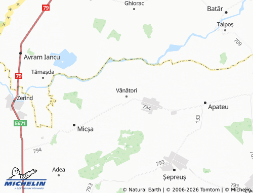 Mappa MICHELIN Vânători - ViaMichelin