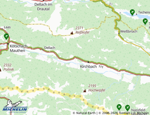 MICHELIN Reisach map - ViaMichelin