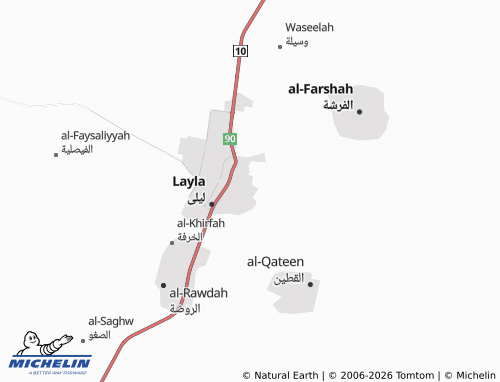 MICHELIN-Landkarte al-Jafeediriyyah - ViaMichelin