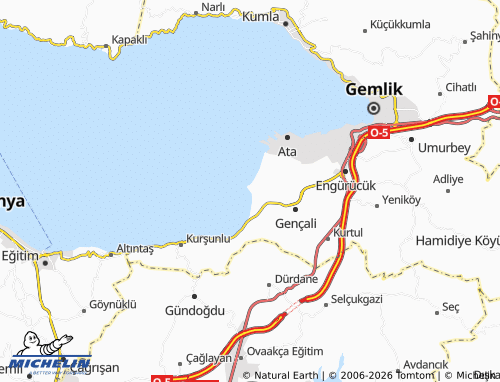 Mappa MICHELIN Kumsaz - ViaMichelin