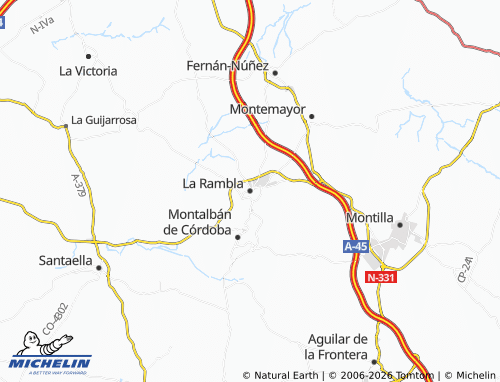 MICHELIN La Rambla map - ViaMichelin
