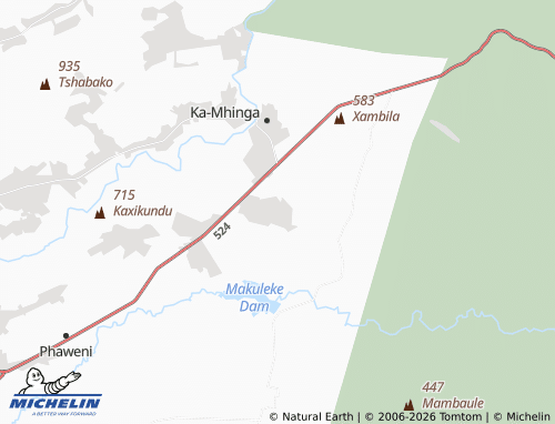 Mappa MICHELIN Maphophe - ViaMichelin