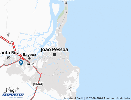 Mapa MICHELIN Manaíra - ViaMichelin
