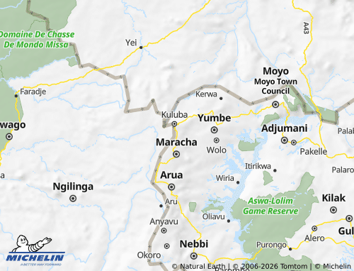 Mappa MICHELIN Koboko Municipality - ViaMichelin
