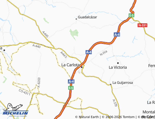 MICHELIN Urbanización Las Lomas del Rey map - ViaMichelin