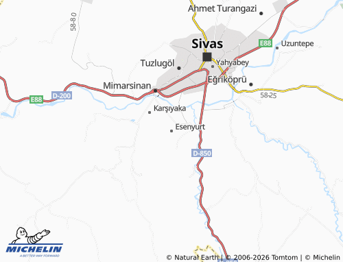 MICHELIN-Landkarte Esenyurt - ViaMichelin