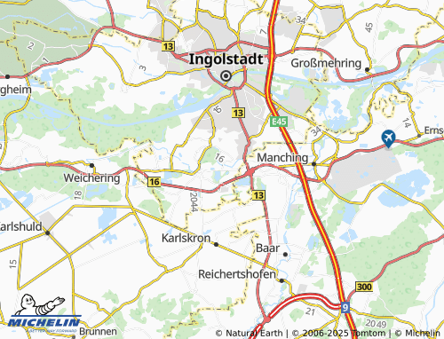 MICHELIN Seehof map - ViaMichelin