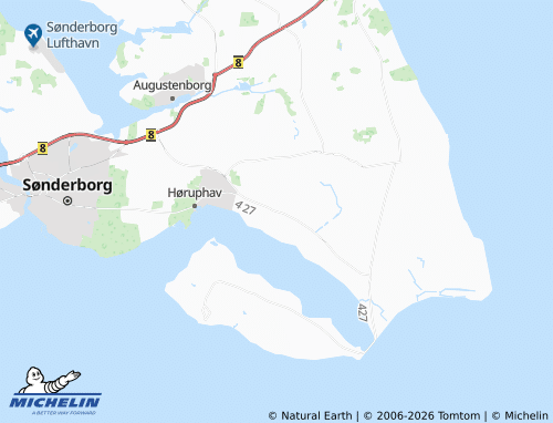MICHELIN Mintebjerg map - ViaMichelin