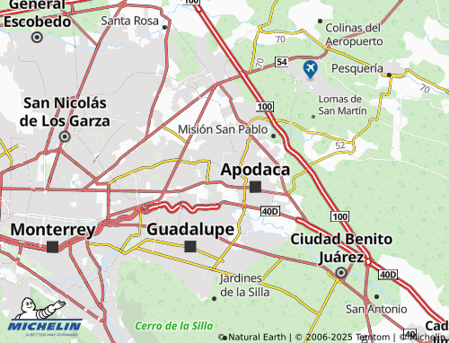 MICHELIN Nueva Mixcoac map - ViaMichelin