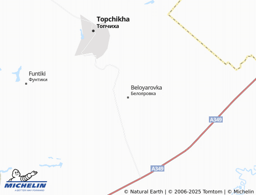 MICHELIN-Landkarte Beloyarovka - ViaMichelin