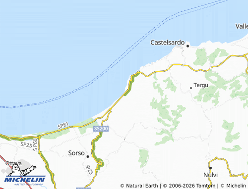 Carte MICHELIN Tonnara - ViaMichelin